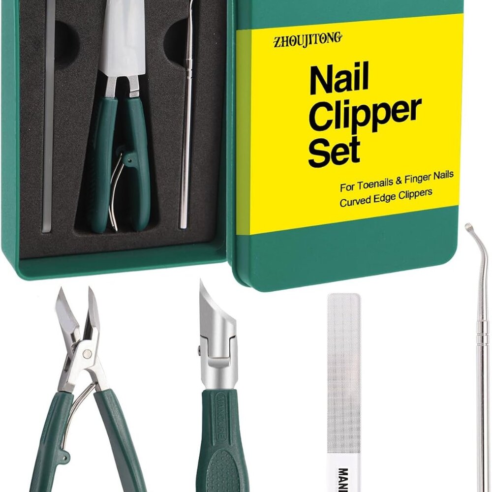 Ingrown Toenail Clippers, Slanted Nail Clippers Set, Nail Clippers For Men And W